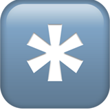 Keycap Asterisk - Apple