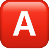 A Button (Blood Type) - Apple