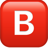 Negative Squared Latin Capital Letter B - Apple