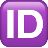 Identification Card - Apple