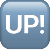Up! Button - Apple