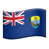 Flag: Ascension Island - Apple