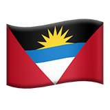 Flag: Antigua & Barbuda - Apple