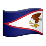 Flag: American Samoa - Apple