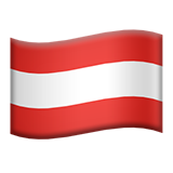 Flag: Austria - Apple