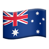 Flag: Australia - Apple