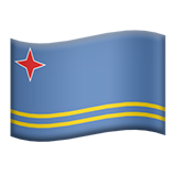 Flag: Aruba - Apple