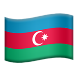Azerbaijan Flag - Apple
