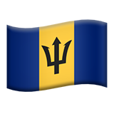 Barbados Flag - Apple