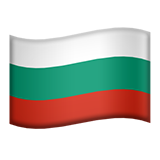 Flag: Bulgaria - Apple