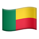 Flag: Benin - Apple