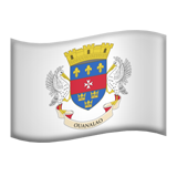 Flag: Saint Barthélemy - Apple