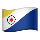 Flag: Bonaire, Sint Eustatius and Saba (Caribbean Netherlands) - Apple