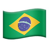 Flag Brazil - Apple
