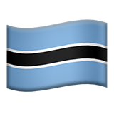 Flag of Botswana - Apple
