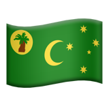 Flag: Cocos (Keeling) Islands - Apple