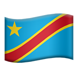 Flag: Democratic Republic of the Congo - Apple