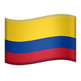 Flag: Colombia - Apple