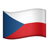 Czech Republic Flag - Apple