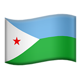 Flag: Djibouti - Apple