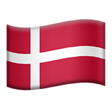 Flag: Denmark - Apple