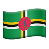 Flag: Dominica - Apple