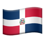 Dominican Republic Flag - Apple
