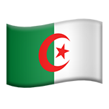 Flag: Algeria - Apple