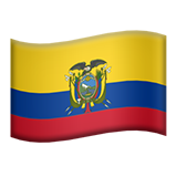 Flag: Ecuador - Apple