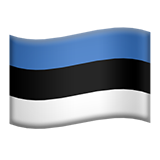 Estonia Flag - Apple