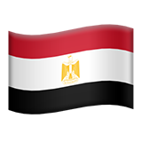 Flag: Egypt - Apple