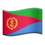 Flag: Eritrea - Apple
