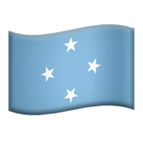 Flag: Federated States of Micronesia - Apple