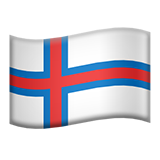 Flag: Faroe Islands - Apple