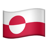 Flag: Greenland - Apple