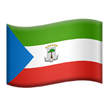 Flag: Equatorial Guinea - Apple