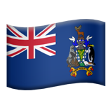 Flag: South Georgia and the South Sandwich Islands - Apple