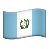 Flag: Guatemala - Apple