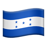 Flag: Honduras - Apple