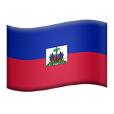 Flag: Haiti - Apple