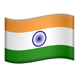 Flag: India - Apple
