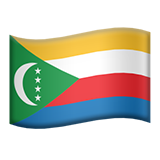 Flag: Comoros - Apple