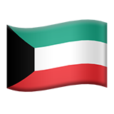 Flag: Kuwait - Apple