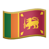 Flag: Sri Lanka - Apple