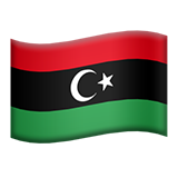 Flag: Libya - Apple
