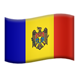 Flag: Moldova - Apple