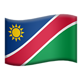 Flag: Namibia - Apple