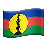 Flag: New Caledonia - Apple