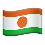 Flag: Niger - Apple
