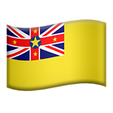 Flag: Niue - Apple